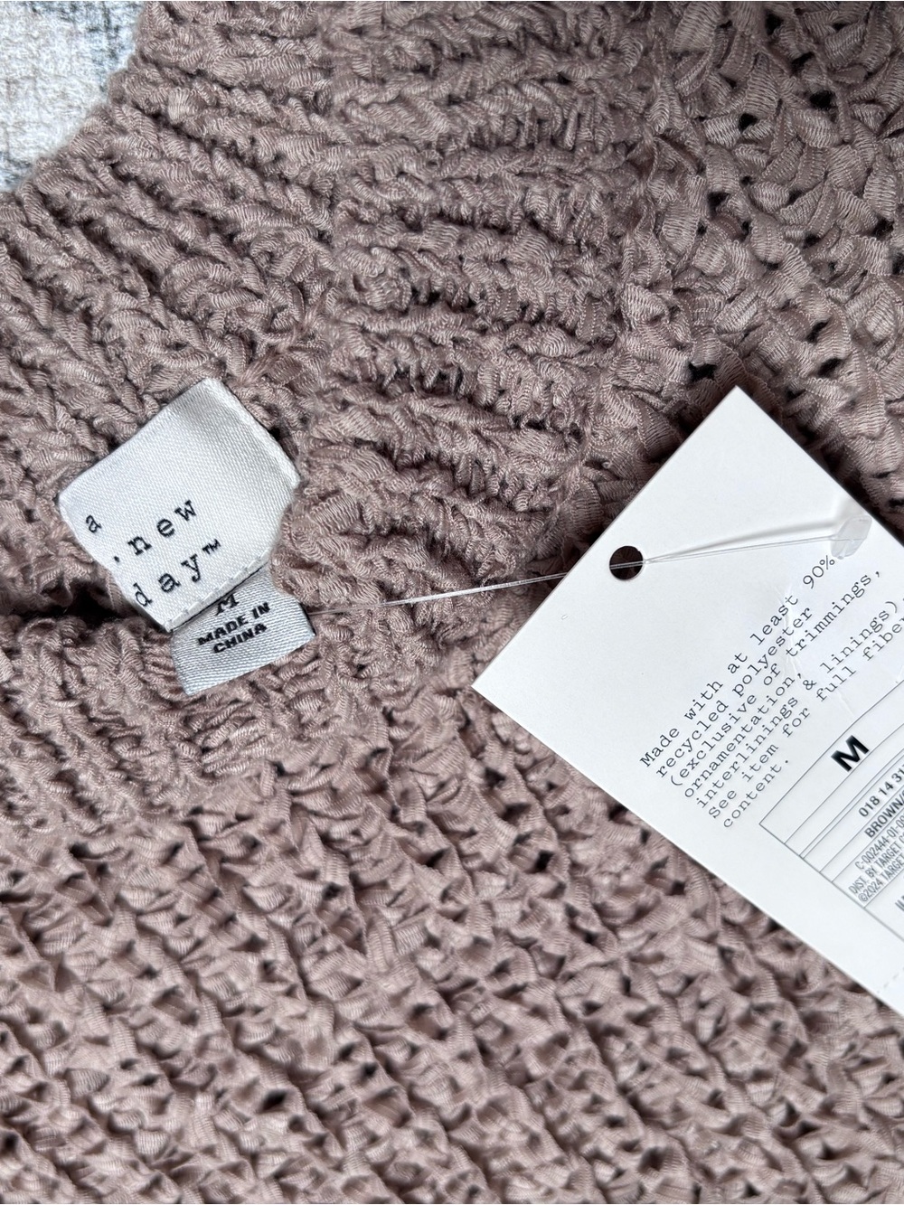 a new day Knit Crew Sweaters Duo in Red and Taupe - Picture 8 of 10